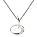 Petite Elliptical necklace by Ed Levin - PE3862S