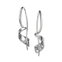 Corkscrew earrings by Ed Levin - small 