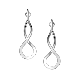 Small Endless Braid earrings by Ed Levin 