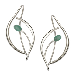 Sterling Jonquil earring by Ed Levin 