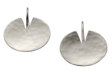 Sterling Lily Pad Earring by Ed Levin 