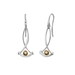 Sterling Silver Metronome Earring by Ed Levin - EA726NS