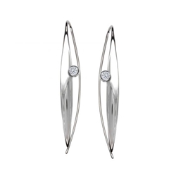 Sterling Willow Wink Earring by Ed Levin 
