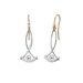 Metronome Earring by Ed Levin - sterling silver and 14k gold - EA726-4NS