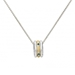 Trio Pendant by Ed Levin - sterling silver and 14k gold - PE800416NS