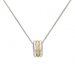 Trio Pendant by Ed Levin - sterling silver and 14k gold - PE800416NS