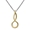 Sterling chain and 14K Gold twist