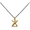 Sterling chain and 14K Gold overlay pendant