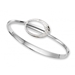 Elliptical Elegance Sterling Silver Bracelet - BR7861NS