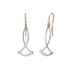 Metronome Earring by Ed Levin - sterling silver and 14k gold - EA726-4NS