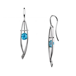 Sterling Ascend Earring by Ed Levin 